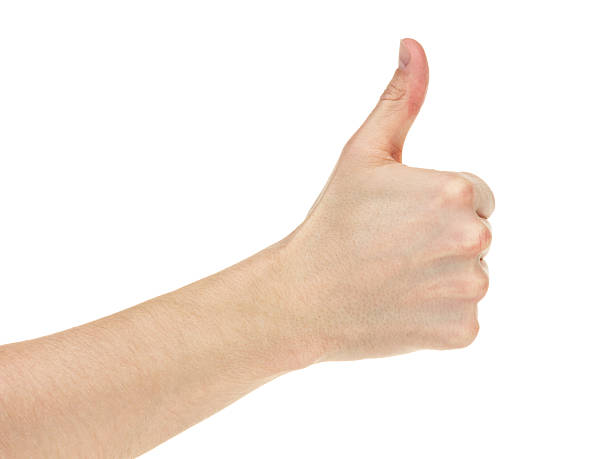 istock adult man hand thumb up 162439198