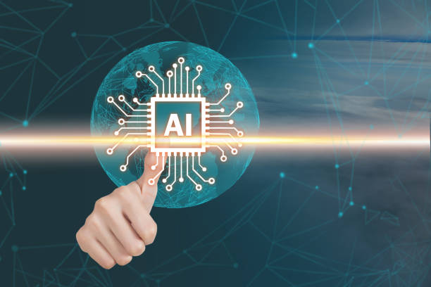 istock Ai tech business man showing virtual graphics global internet connection A.I. 1624414243