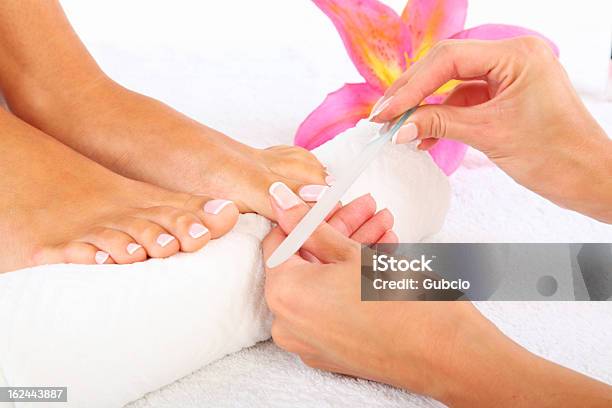 Pedicure Stock Photo - Download Image Now - Adult, Beautician, Beautiful People