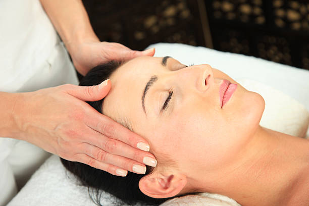 istock Young woman receiving massage - SPA 162444195