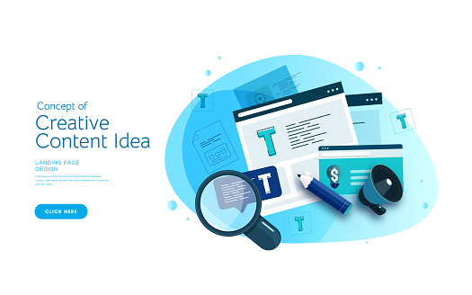 Content creation concept icon. Online entrepreneur skill abstract idea