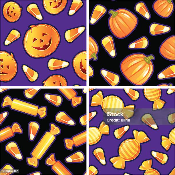 Halloween Dolci - Immagini vettoriali stock e altre immagini di Autunno - Autunno, Halloween, Arancione