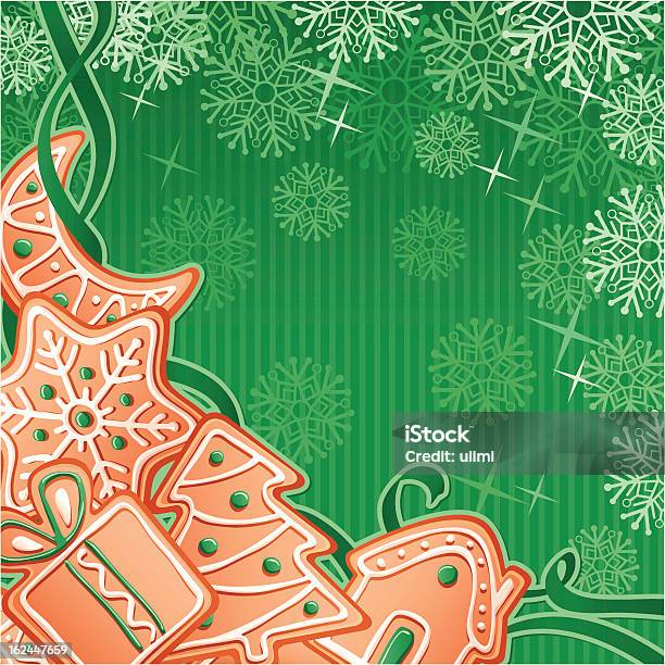 Рождественский Фон — стоковая векторная графика и другие изображения на тему Рождество - Рождество, Дизайн, Печенье