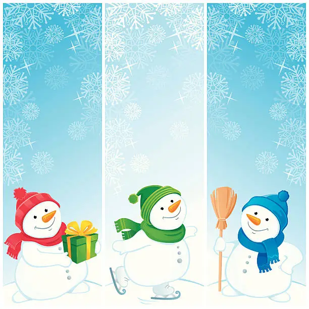 Vector illustration of Holiday banners