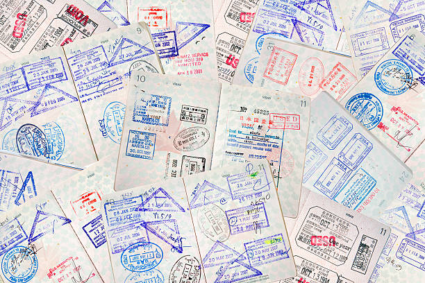 istock Passport Travel Stamps 162449731
