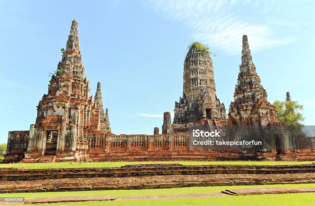 wat chai wattanaram - Photo de Antique libre de droits