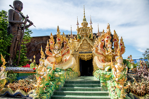 Wat Maniwong is the most famous landmark in Nakorn Nayok, Thailand
