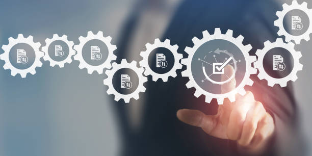 istock Online document approval concept. For faster and more efficient approval of documents, eliminating the need for manual paperwork and reducing errors. saves time and money. E document management. 1624538502
