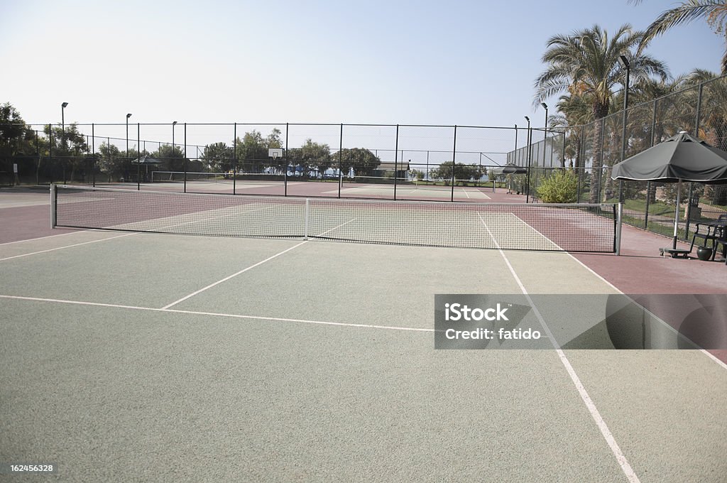 Quadra de tênis - Foto de stock de Fileira royalty-free