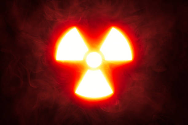Warning symbols icons radiation symbol
