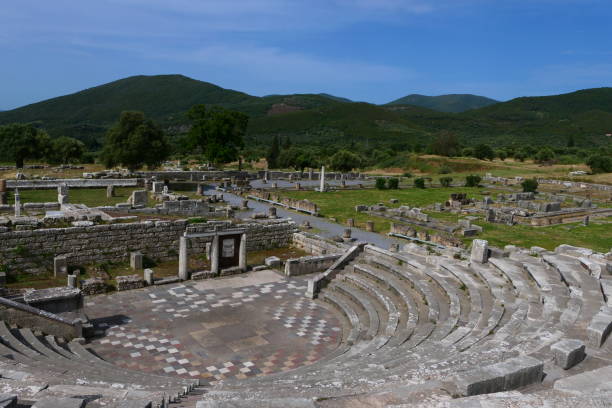 istock Ancient Theatre, Archaeological Site of Ancient Messene, Peloponnese, Greece 1624671815