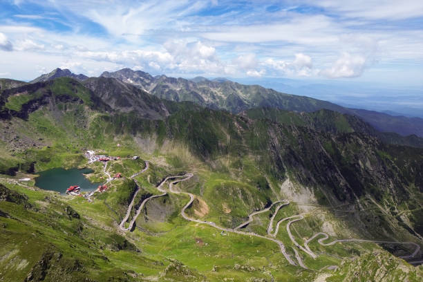 istock Aerial of theTransfagaras mountain pass, Romania 1624688062