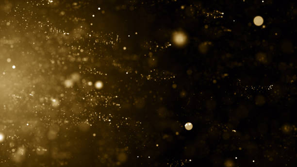 istock Particles gold glitter bokeh award dust abstract background 1624766656