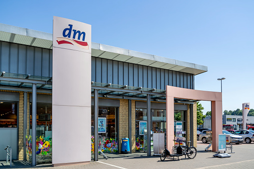 Kiel, Germany - June 17, 2021: dm-drogerie markt branch