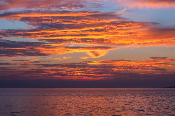 istock Beautiful Twilight sky and sea colorful 1624830551
