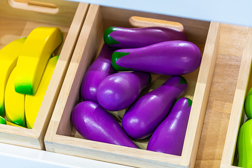 Plastic Toy: Food Eggplant