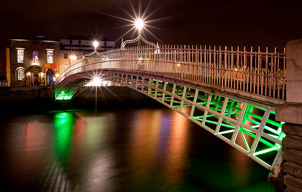 istock Half Penny Bridge in Dublin, Ireland 162491816