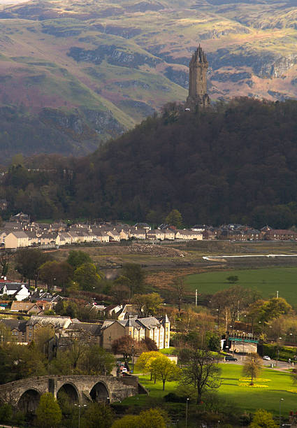 istock Wallace Monument and Stirling Bridge viewed from the castle, Scotland 162493263