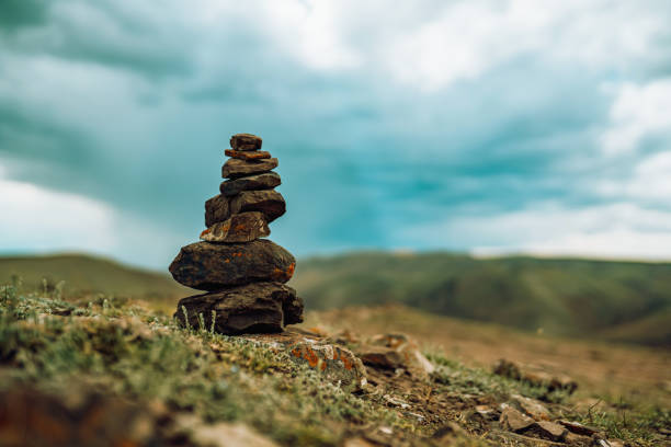 istock Stacked stones outdoor 1624935157