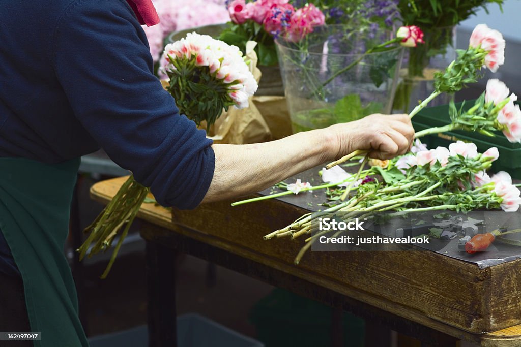 Floristics trabalho - Royalty-free Adulto Foto de stock