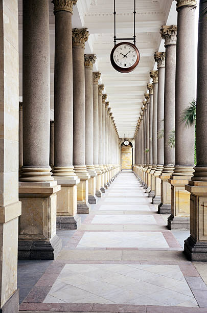 istock Hall with several pillars in Karlovy Vary 162498240