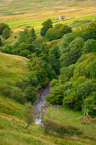 Also called West Slitt Dam and used in the nearby old Lead Mine at Weardale, County Durham in the North Pennines AONB