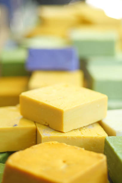 istock colorful natural soap bar on table 1625027549