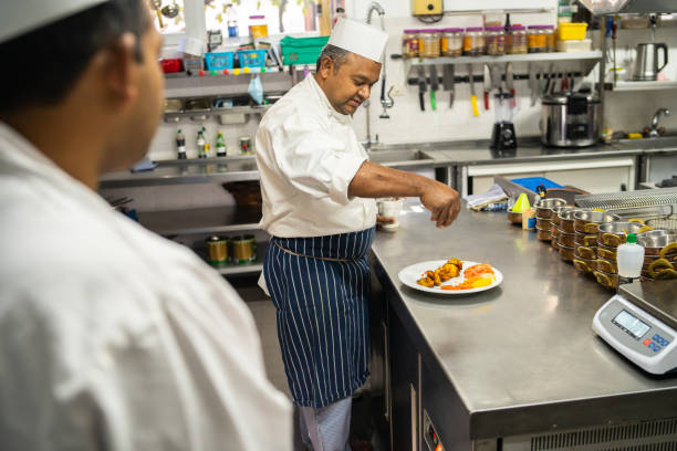 istock Putting the finished touches onto an appetizer 1625036646