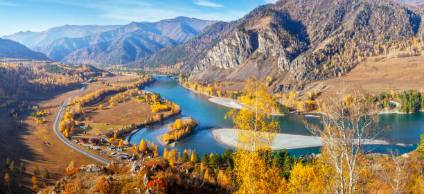 istock Wild Katun river in Altai mountains 1625143186