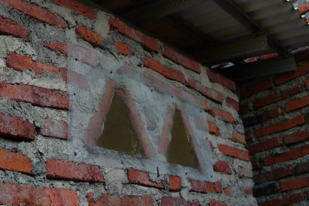 istock wire mesh on the wall ventilation of the house 1625195468