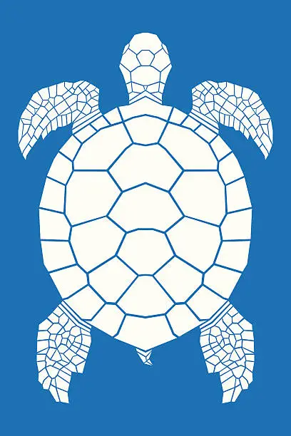 Vector illustration of Sea turtle