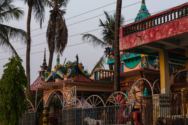 tempio indù a janakpur, un luogo sacro dell'induismo in nepal - janakpur foto e immagini stock