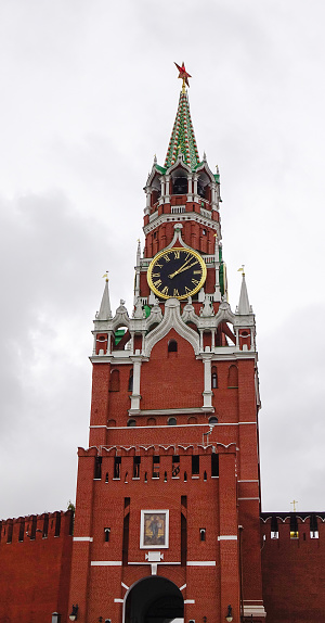 The Kremlin Palace at Red Square in center of Moscow. Most popular toursits landmarks in Russian Federation.