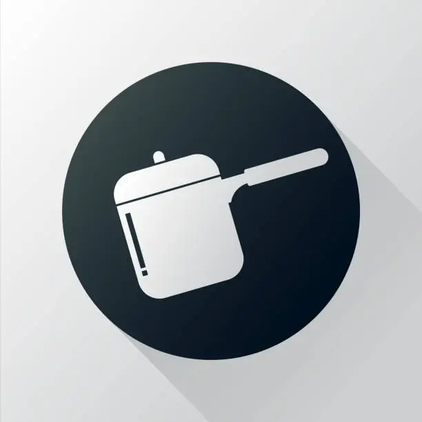 Vector illustration of cooking pot