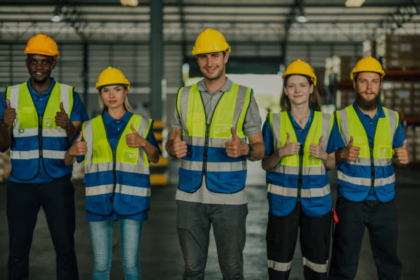 istock Diverse warehouse team create empowerment, confidence. Collaboration drives excellence in logistics 1625305444