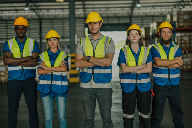 istock Diverse warehouse team create empowerment, confidence. Collaboration drives excellence in logistics 1625305451
