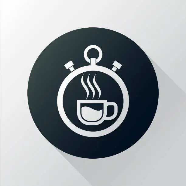 Vector illustration of coffee time