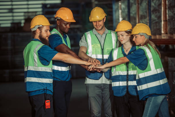 istock Diverse warehouse team create empowerment, confidence. Collaboration drives excellence in logistics 1625310735