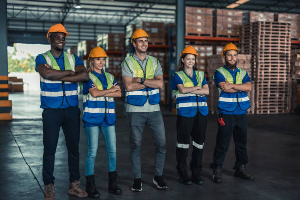 istock Diverse warehouse team create empowerment, confidence. Collaboration drives excellence in logistics 1625310743