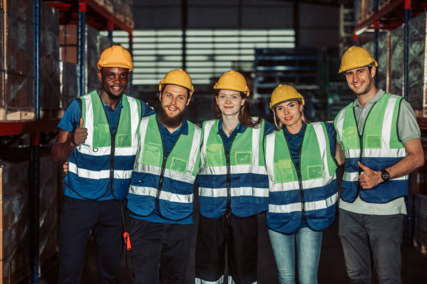 istock Diverse warehouse team create empowerment, confidence. Collaboration drives excellence in logistics 1625310765