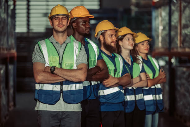 istock Diverse warehouse team create empowerment, confidence. Collaboration drives excellence in logistics 1625310806