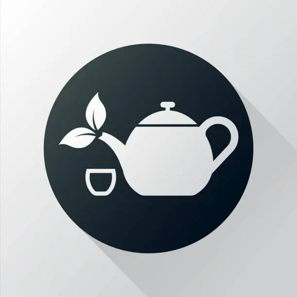 Vector illustration of teapot
