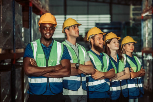 istock Diverse warehouse team create empowerment, confidence. Collaboration drives excellence in logistics 1625310900