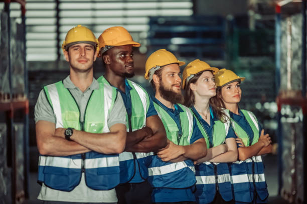 istock Diverse warehouse team create empowerment, confidence. Collaboration drives excellence in logistics 1625310902