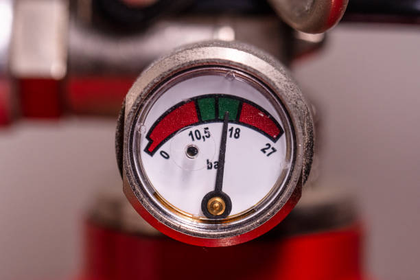 istock Barometer of a fire extinguisher.. 1625311724