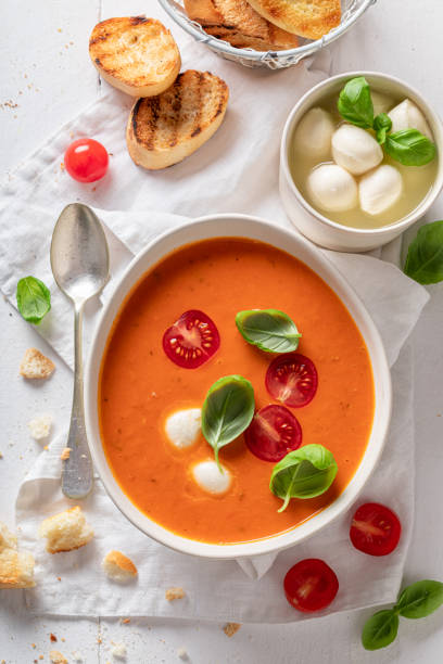 istock Healthy tomato soup as spicy and healthy appetizer. 1625314513