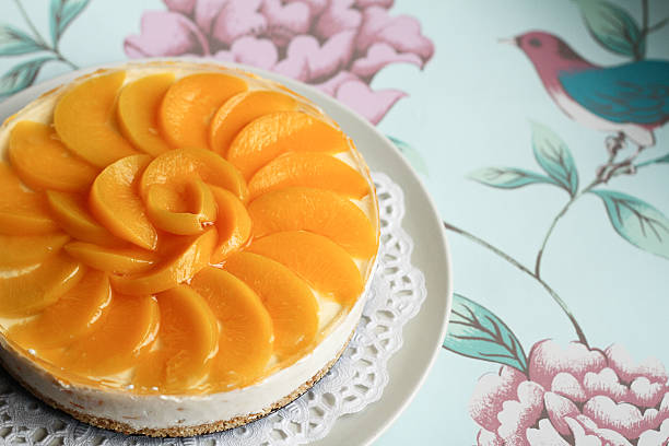Non- Baked Peach Cheese Cake