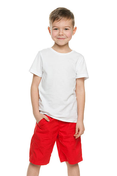 istock Smiling little boy in white shirt 162535497