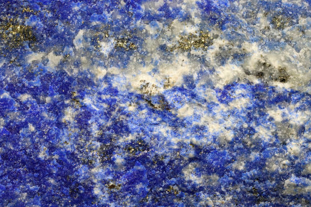 Rich blue Lapis Lazuli spheres and rough from Afghanistan