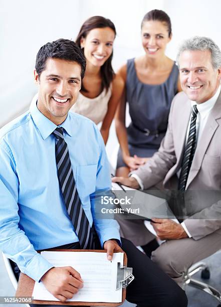 We Work As A Team Stock Photo - Download Image Now - Adult, Adults Only, Beautiful People